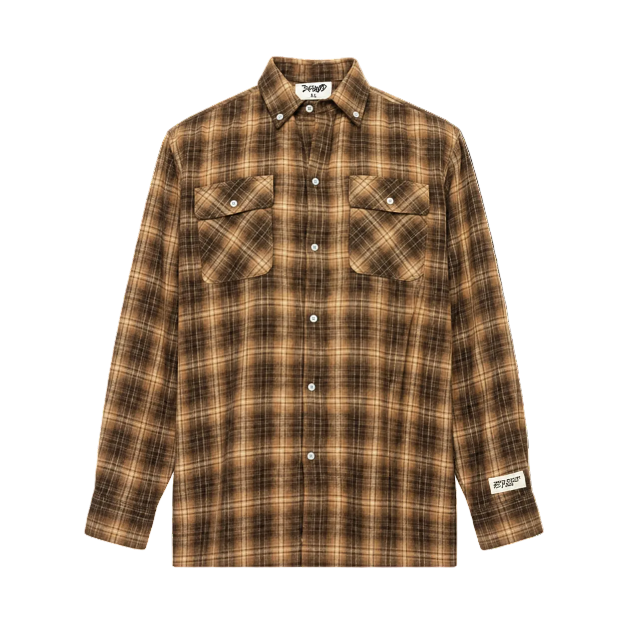 FLANNEL SHIRT BROWN