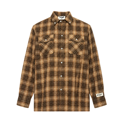 FLANNEL SHIRT BROWN