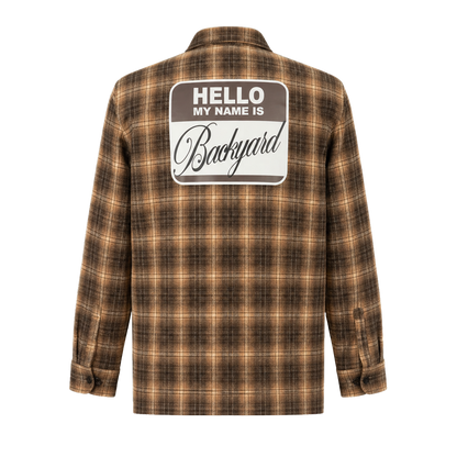 FLANNEL SHIRT BROWN