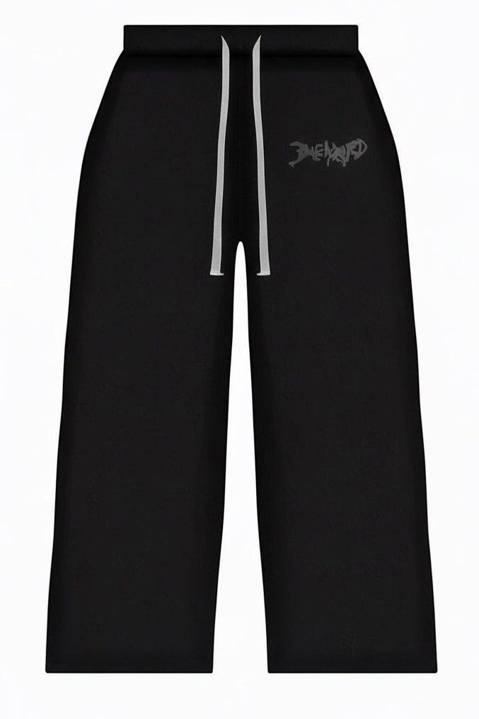 BLACK ON BLACK SWEATPANTS