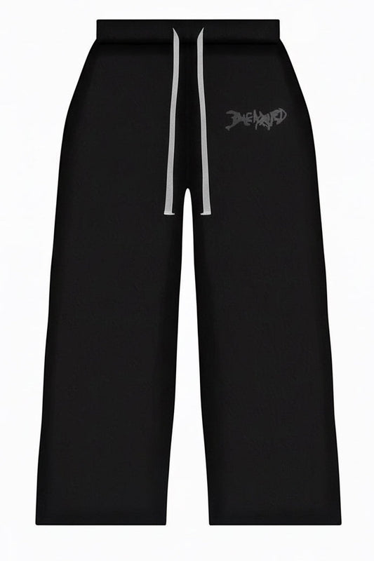 BLACK ON BLACK SWEATPANTS